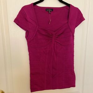 NWT Le Château Fitted Fushia Shirt 👚